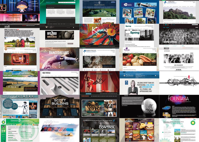 Design examples form a top website designer