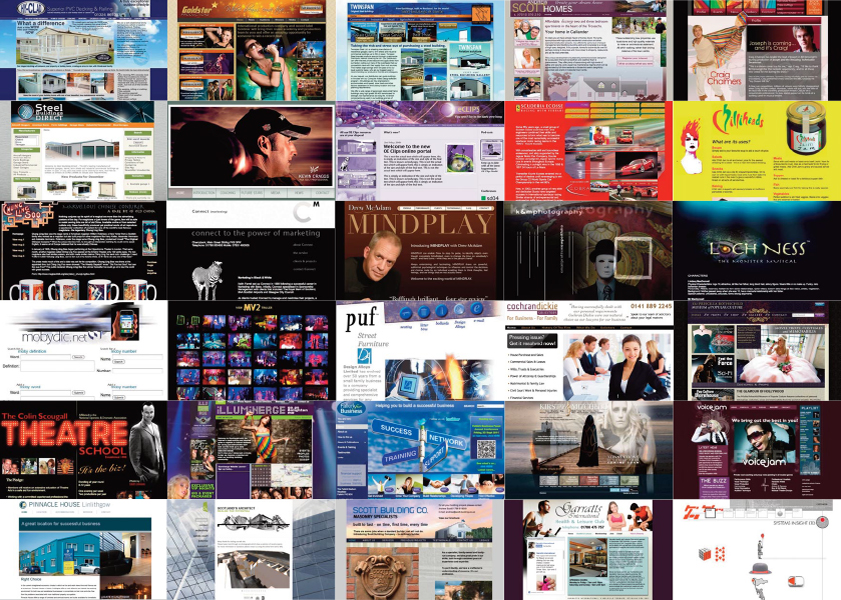 online brand image from IDEAS website design scotland